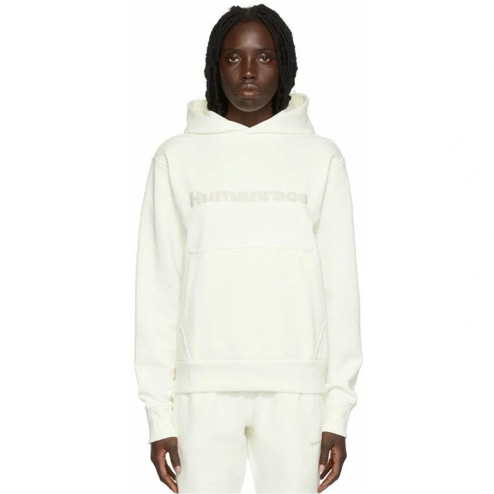 Adidas x Humanrace by Pharrell Williams Basics Hoodie in Off-White